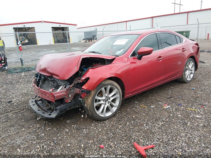 2016 Mazda 6 VIN JM1GJ1V52G1464935 IAAI salvage auction — FRONT END, Salvage (Louisiana), sold $125 on 2026-07-08 (photo 2)