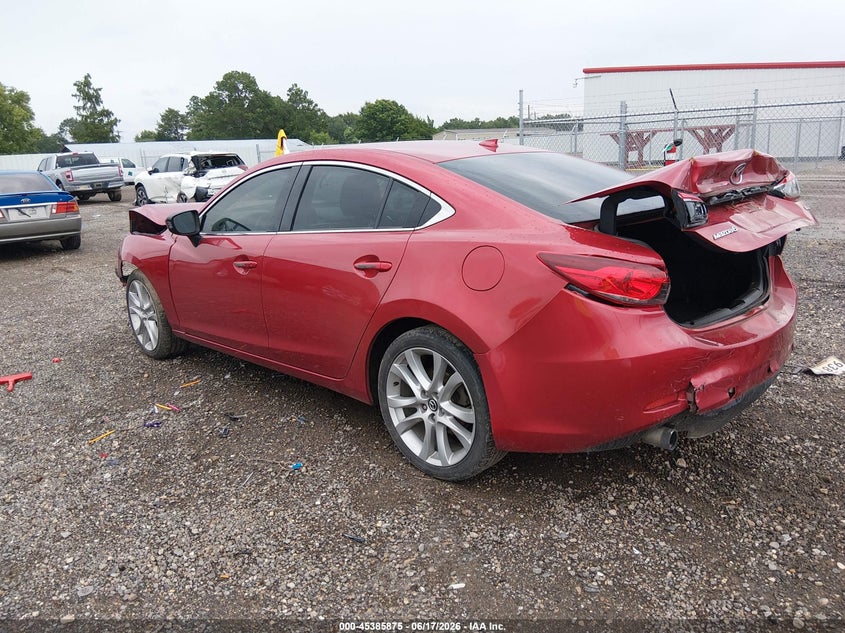 2016 Mazda 6 VIN JM1GJ1V52G1464935 IAAI salvage auction — FRONT END, Salvage (Louisiana), sold $125 on 2026-07-08 (photo 3)