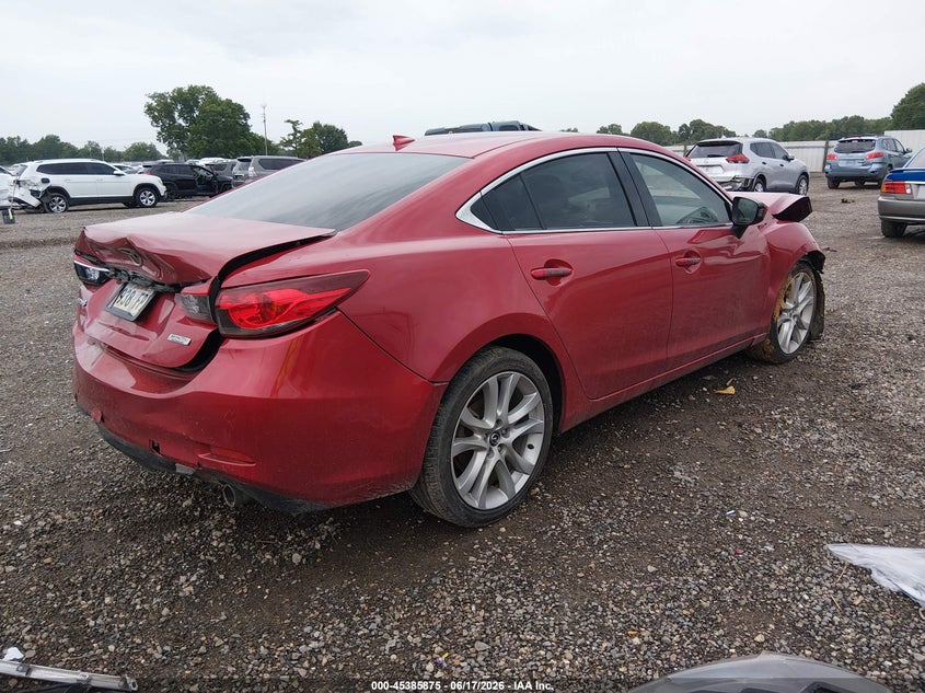 2016 Mazda 6 VIN JM1GJ1V52G1464935 IAAI salvage auction — FRONT END, Salvage (Louisiana), sold $125 on 2026-07-08 (photo 4)