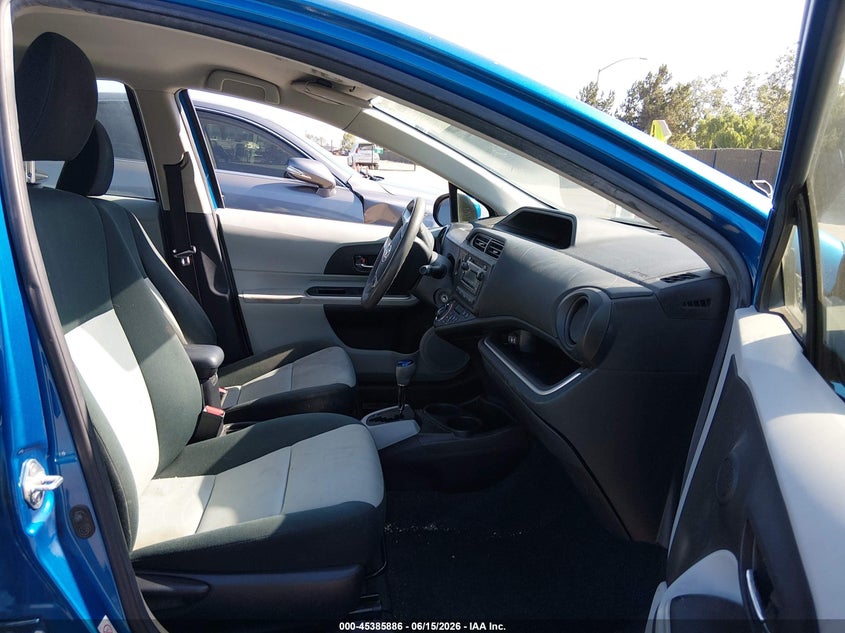 2014 Toyota Prius c VIN JTDKDTB37E1065712 IAAI salvage auction — REAR END, Salvage (Arizona), sold $1,550 on 2026-07-29 (photo 5)