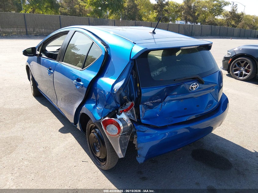 2014 Toyota Prius c VIN JTDKDTB37E1065712 IAAI salvage auction — REAR END, Salvage (Arizona), sold $1,550 on 2026-07-29 (photo 6)