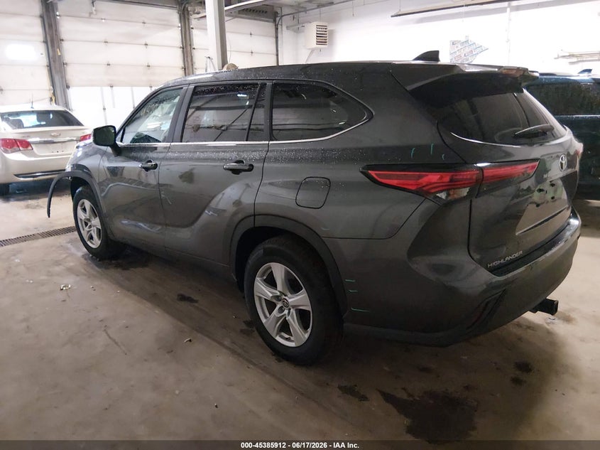 2023 Toyota Highlander VIN 5TDKDRAH4PS514768 IAAI salvage auction — FRONT END, Salvage (Minnesota), sold $25 on 2026-07-29 (photo 3)