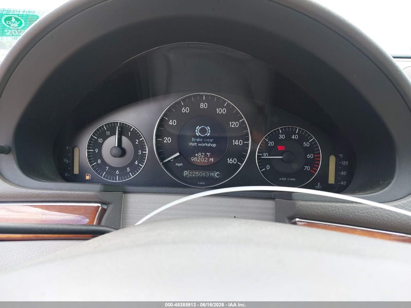 2005 Mercedes-benz E-class VIN WDBUH82J95X172359 IAAI salvage auction — NORMAL WEAR, Salvage (Texas), sold $300 on 2026-07-29 (photo 7)
