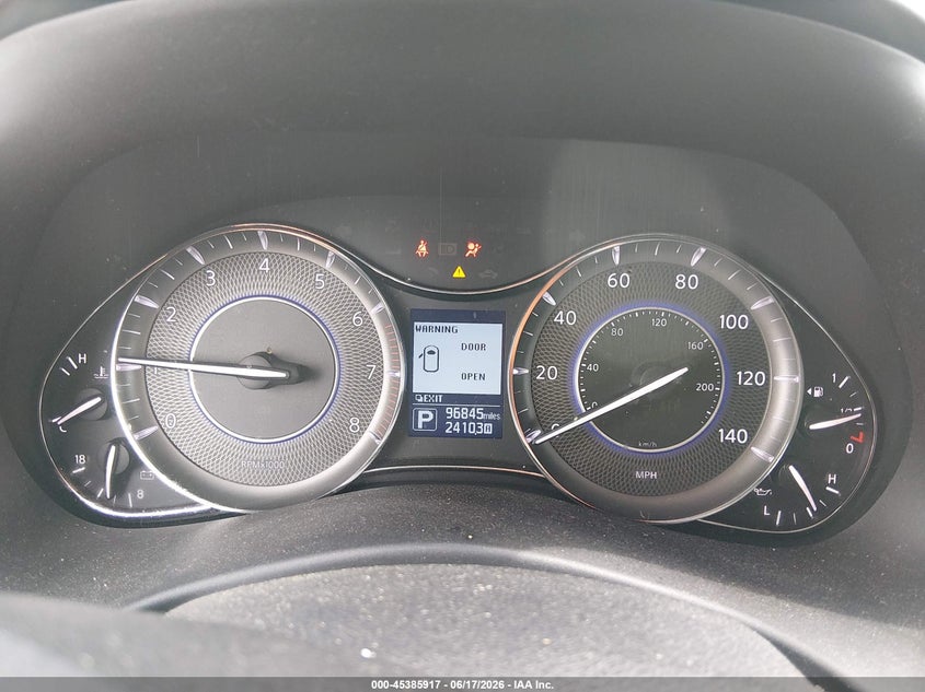 2014 Infiniti Qx80 VIN JN8AZ2NF9E9555328 IAAI salvage auction — REAR END, Salvage (Louisiana), sold $4,725 on 2026-07-22 (photo 7)