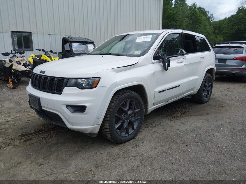 2021 Jeep Grand cherokee VIN 1C4RJFBG1MC702186 IAAI salvage auction — LEFT SIDE, Wait Title, sold $7,500 on 2026-08-27 (photo 2)