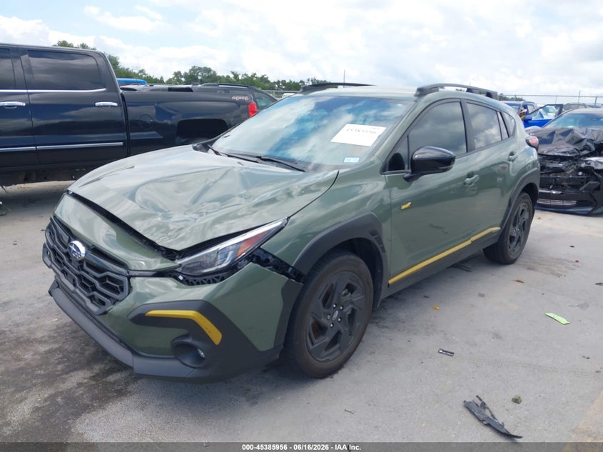 2025 Subaru Xv VIN 4S4GUHF63S3741611 IAAI salvage auction — RIGHT FRONT, Original (Texas), sold $8,200 on 2026-07-30 (photo 2)