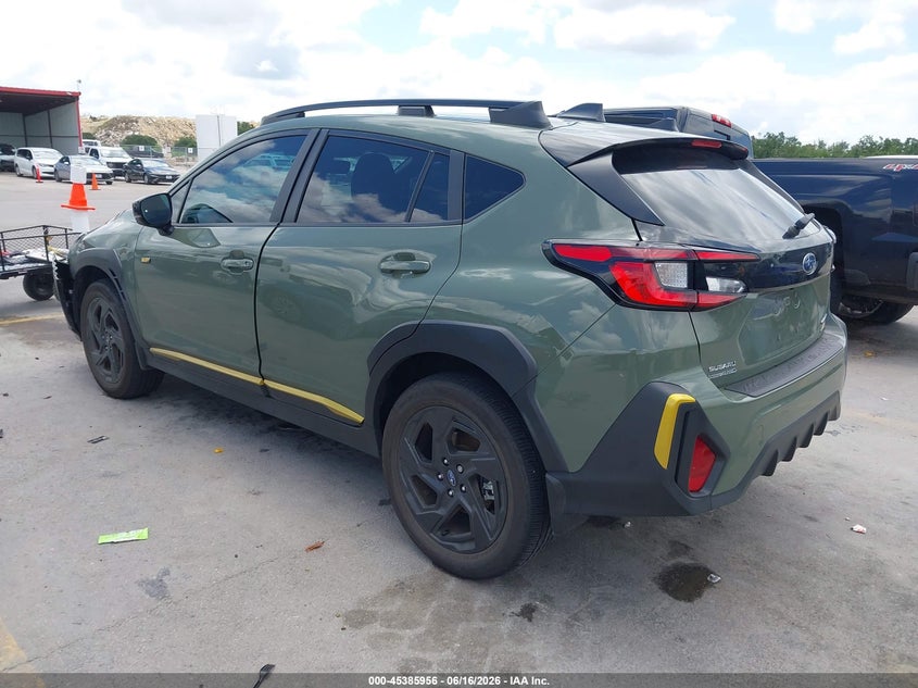 2025 Subaru Xv VIN 4S4GUHF63S3741611 IAAI salvage auction — RIGHT FRONT, Original (Texas), sold $8,200 on 2026-07-30 (photo 3)