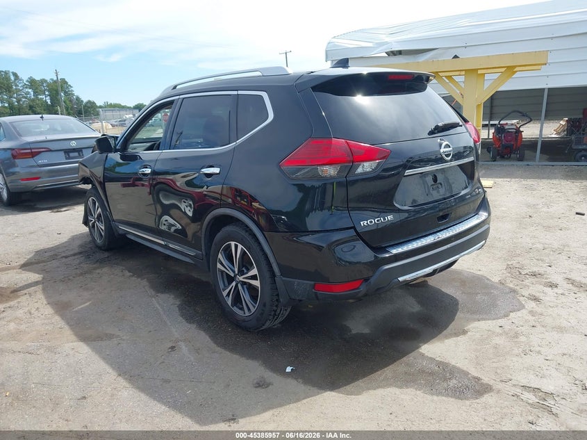 2017 Nissan Rogue VIN JN8AT2MT9HW145675 IAAI salvage auction — FRONT END, Salvage Title, sold $675 on 2026-07-24 (photo 3)