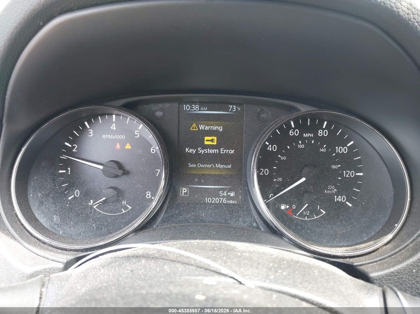 2017 Nissan Rogue VIN JN8AT2MT9HW145675 IAAI salvage auction — FRONT END, Salvage Title, sold $675 on 2026-07-24 (photo 7)