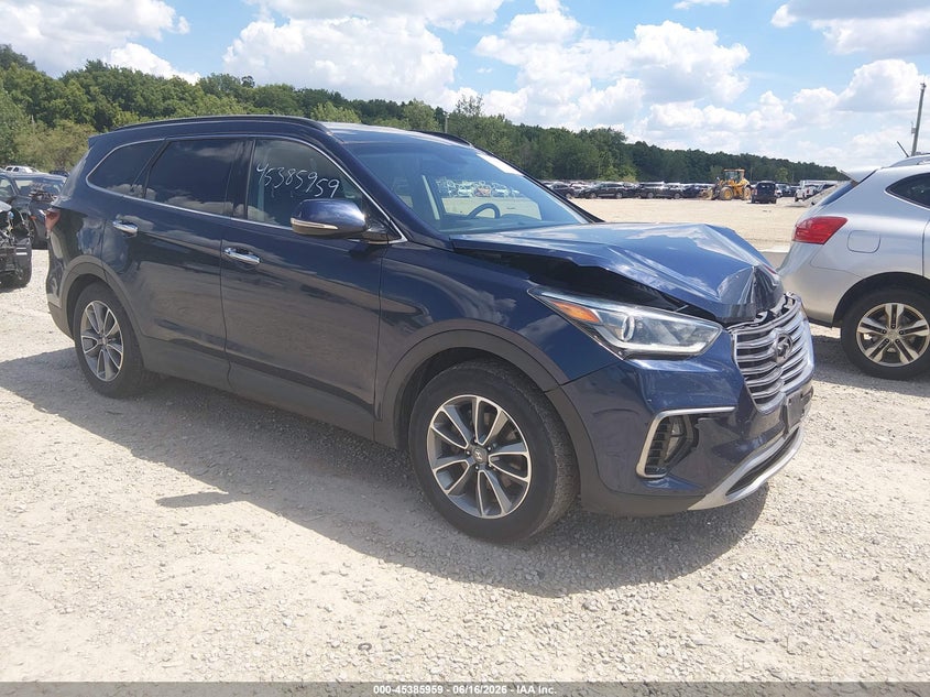 2018 Hyundai Santa fe VIN KM8SN4HFXJU273141 IAAI salvage auction — FRONT END, Salvage (Ohio), sold $3,250 on 2026-07-08 (photo 1)
