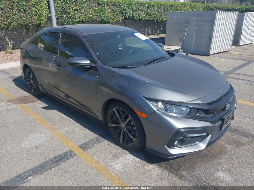2021 Honda Civic VIN SHHFK7H45MU418970 — IAAI salvage auction photo