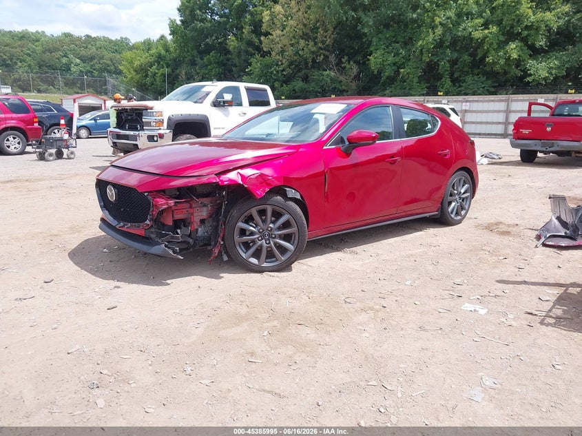2021 Mazda 3 VIN JM1BPAKL3M1312833 IAAI salvage auction — FRONT END, Salvage (Tennessee), sold $1,850 on 2026-07-08 (photo 2)