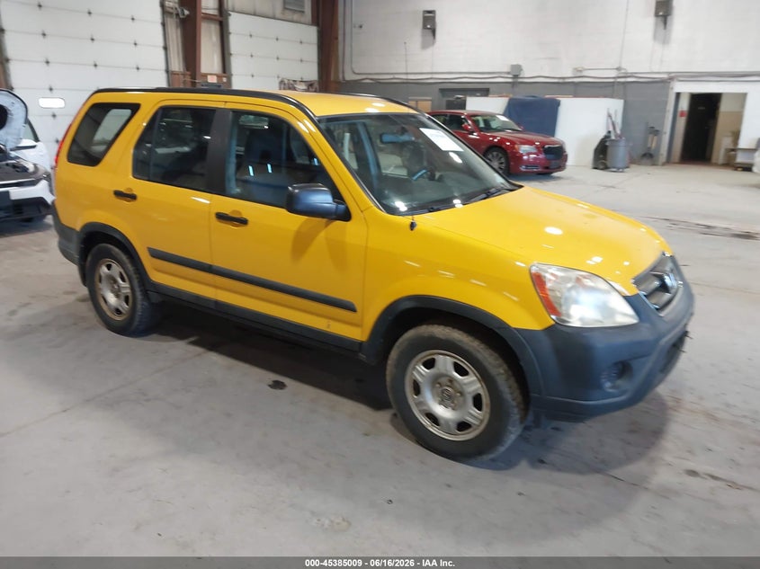 2006 Honda Cr-v VIN SHSRD78576U401326 IAAI salvage auction — MECHANICAL, Clear (New York), sold $600 on 2026-07-15 (photo 1)