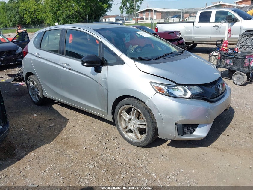 2016 Honda Fit VIN JHMGK5H51GX021042 IAAI salvage auction — LEFT FRONT, Salvage (Tennessee), sold $2,950 on 2026-07-30 (photo 1)