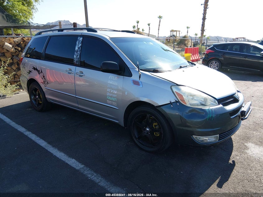 2004 Toyota Sienna VIN 5TDZA23C14S115859 IAAI salvage auction — FRONT & REAR, Salvage (Nevada), sold $550 on 2026-07-17 (photo 1)