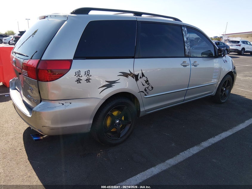 2004 Toyota Sienna VIN 5TDZA23C14S115859 IAAI salvage auction — FRONT & REAR, Salvage (Nevada), sold $550 on 2026-07-17 (photo 4)