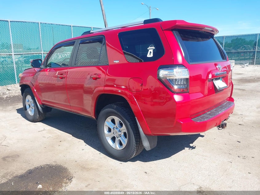 2019 Toyota 4runner VIN JTEBU5JR3K5675947 IAAI salvage auction — RIGHT FRONT, Salvage (Indiana), sold $11,400 on 2026-07-14 (photo 3)