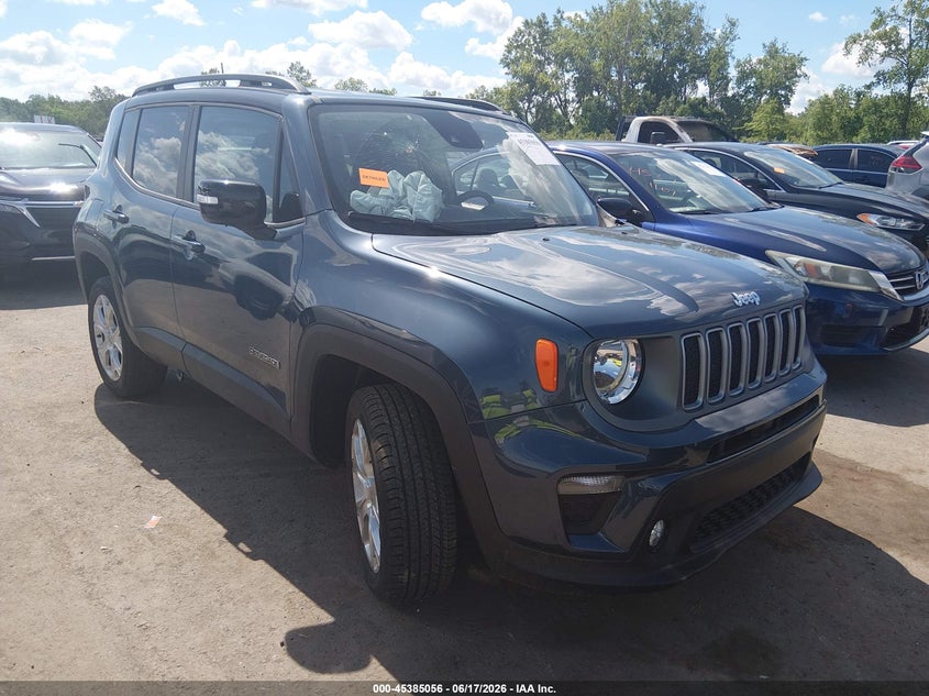 2023 Jeep Renegade VIN ZACNJDD19PPP15857 IAAI salvage auction — LEFT SIDE, Salvage Title, sold $25 on 2026-07-21 (photo 1)