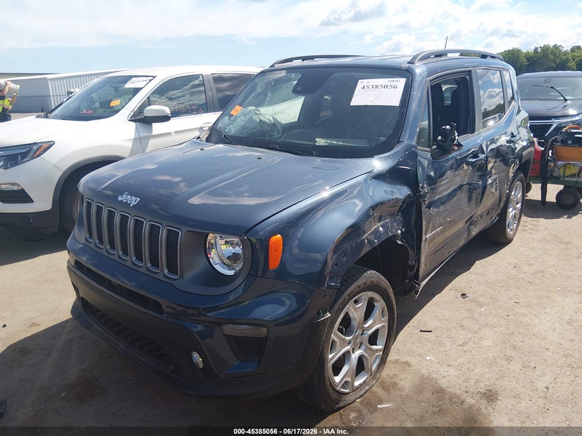2023 Jeep Renegade VIN ZACNJDD19PPP15857 IAAI salvage auction — LEFT SIDE, Salvage Title, sold $25 on 2026-07-21 (photo 2)