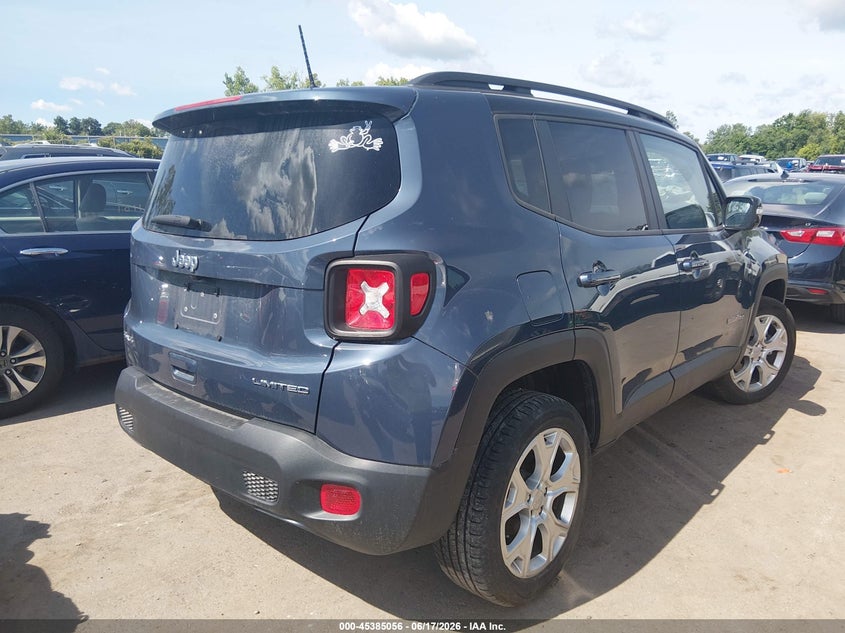 2023 Jeep Renegade VIN ZACNJDD19PPP15857 IAAI salvage auction — LEFT SIDE, Salvage Title, sold $25 on 2026-07-21 (photo 4)