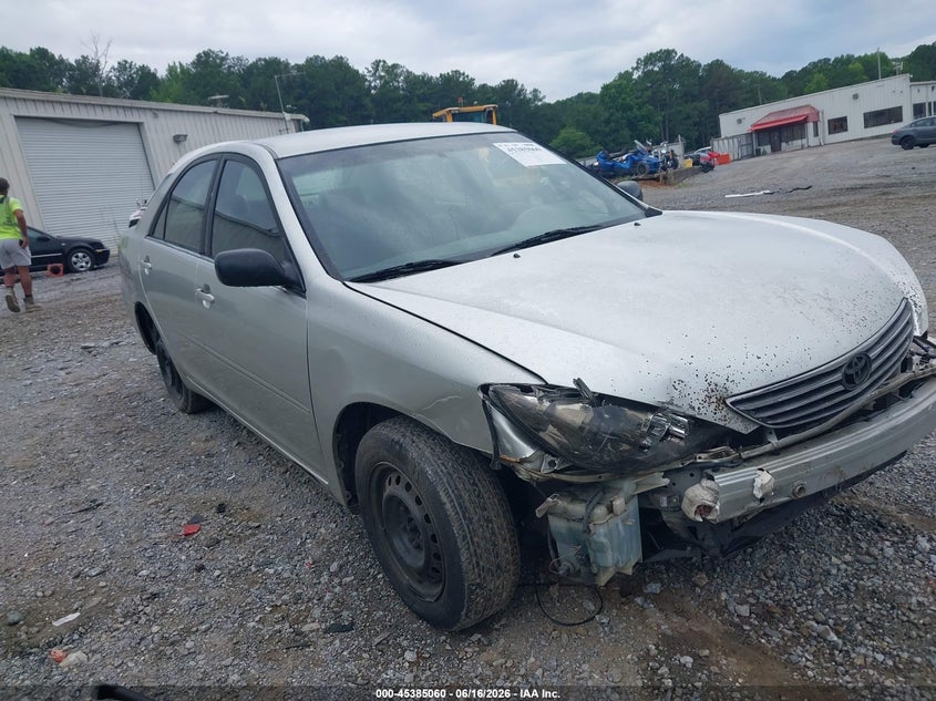 2005 Toyota Camry VIN JTDBE32KX50312909 IAAI salvage auction — FRONT END, Bill Of Sale (Georgia), sold $400 on 2026-07-07 (photo 1)