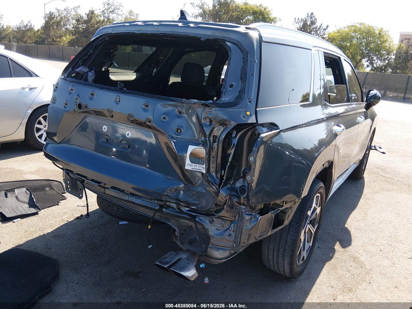 2021 Hyundai Palisade VIN KM8R74HE4MU257098 IAAI salvage auction — REAR END, Salvage (California), sold $9,000 on 2026-08-02 (photo 6)
