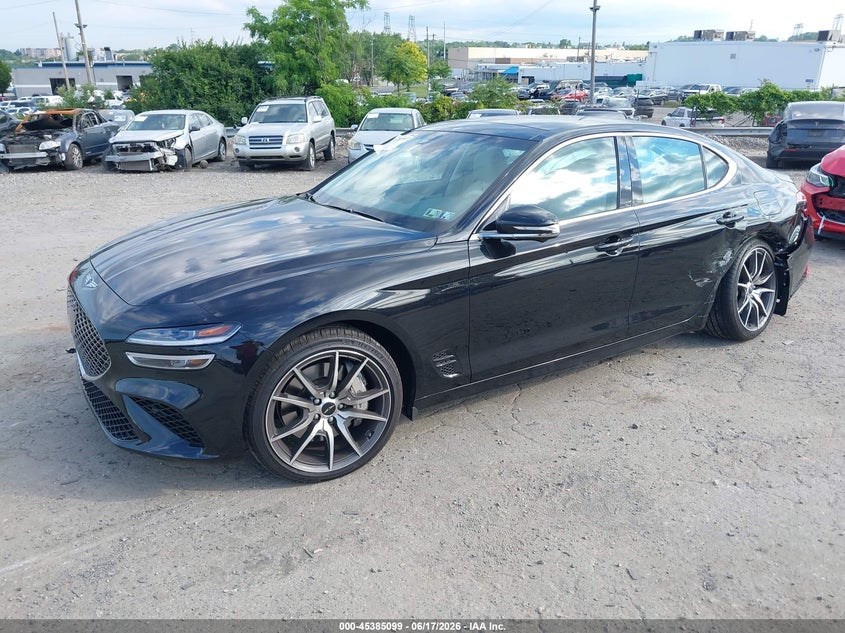 2026 Genesis G70 VIN KMTG34SC5TU164119 IAAI salvage auction — REAR END, Salvage Title, sold $875 on 2026-07-24 (photo 2)