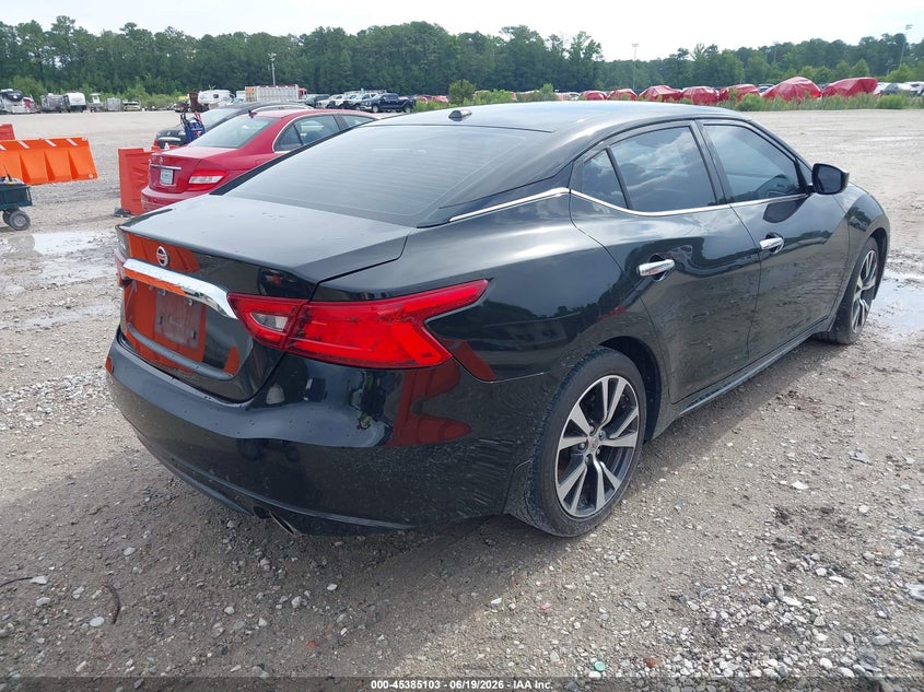 2017 Nissan Maxima VIN 1N4AA6AP6HC370112 IAAI salvage auction — REAR END, Salvage (North Carolina), sold $2,050 on 2026-07-09 (photo 4)