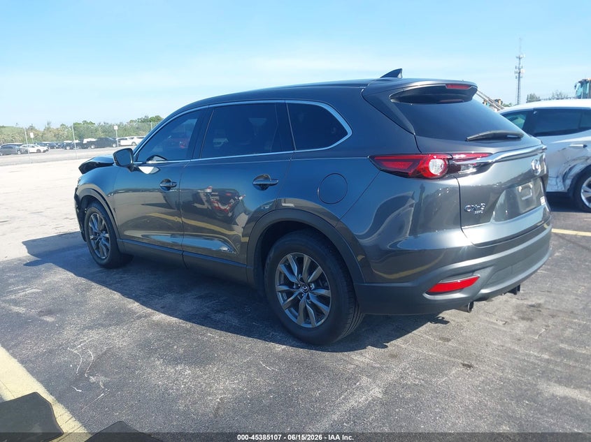 2022 Mazda Cx-9 VIN JM3TCBCY8N0602449 IAAI salvage auction — LEFT FRONT, Salvage Title, sold $6,400 on 2026-07-30 (photo 3)