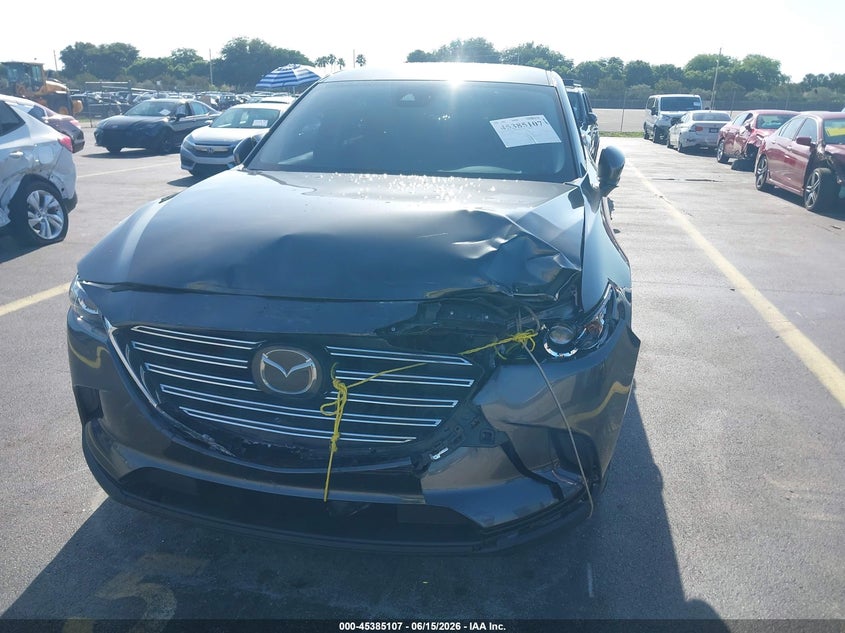 2022 Mazda Cx-9 VIN JM3TCBCY8N0602449 IAAI salvage auction — LEFT FRONT, Salvage Title, sold $6,400 on 2026-07-30 (photo 6)