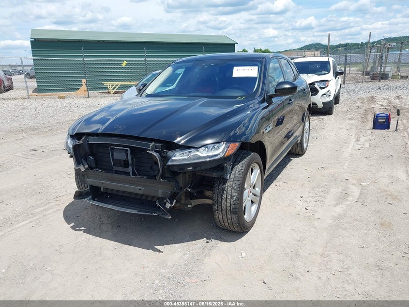 2017 Jaguar F-pace VIN SADCL2BV1HA064633 IAAI salvage auction — FRONT END, Salvage Title, sold $2,900 on 2026-07-28 (photo 2)