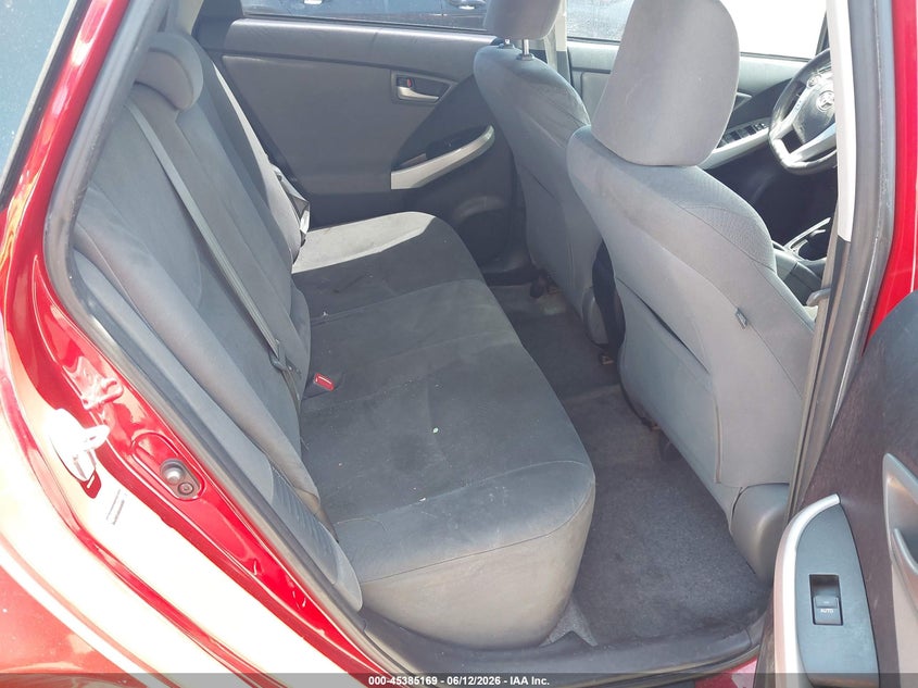 2012 Toyota Prius VIN JTDKN3DU3C1491929 IAAI salvage auction — NORMAL WEAR, Salvage (California), sold $650 on 2026-07-09 (photo 8)