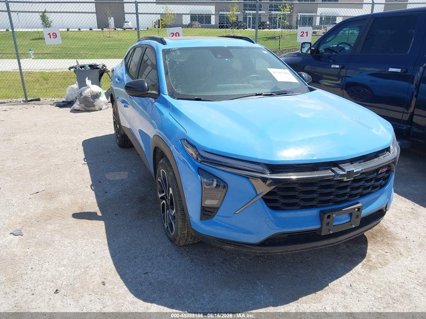 2024 Chevrolet Trax VIN KL77LJE27RC129898 IAAI salvage auction — HAIL, Original (Texas), sold $9,300 on 2026-07-28 (photo 1)