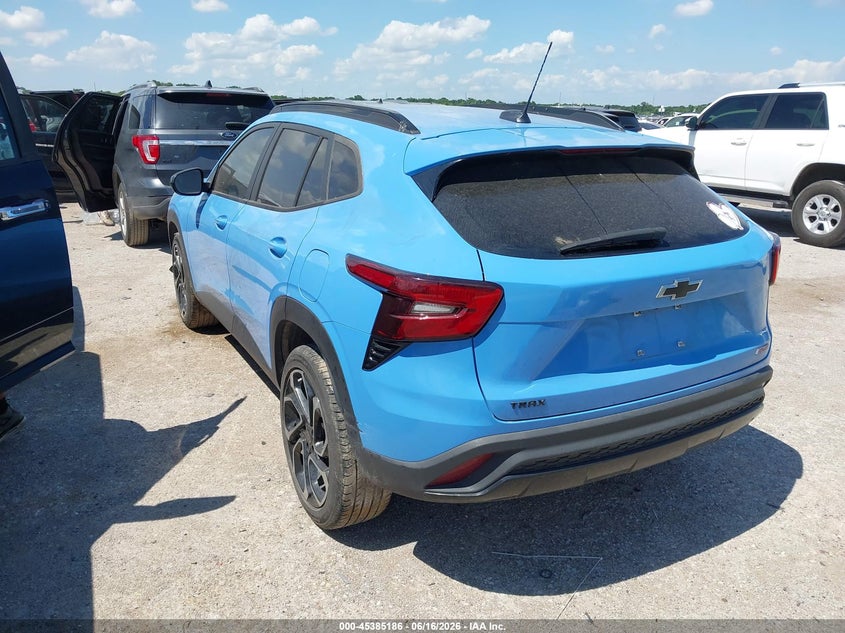 2024 Chevrolet Trax VIN KL77LJE27RC129898 IAAI salvage auction — HAIL, Original (Texas), sold $9,300 on 2026-07-28 (photo 3)