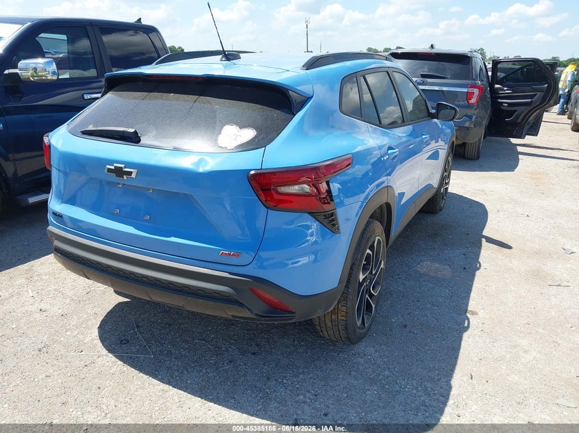 2024 Chevrolet Trax VIN KL77LJE27RC129898 IAAI salvage auction — HAIL, Original (Texas), sold $9,300 on 2026-07-28 (photo 4)