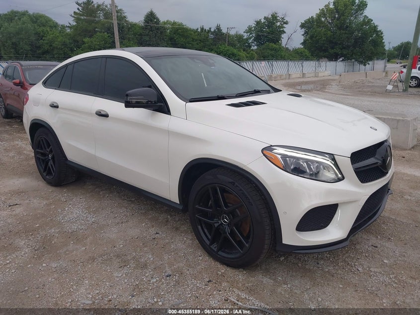 2017 Mercedes-benz Amg gle coupe VIN 4JGED6EB2HA060371 — IAAI salvage auction photo