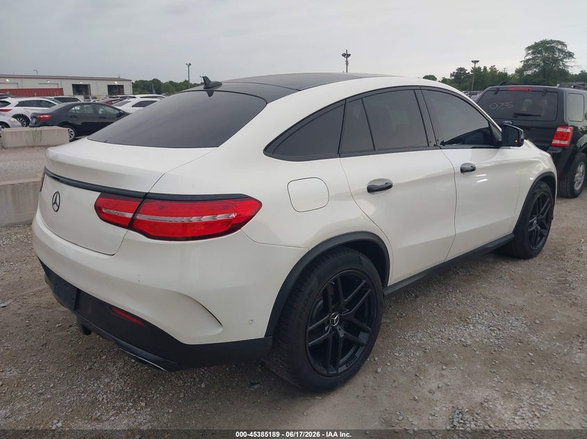 2017 Mercedes-benz Amg gle coupe VIN 4JGED6EB2HA060371 IAAI salvage auction — SIDE, Salvage Title, sold $17,200 on 2026-08-18 (photo 4)