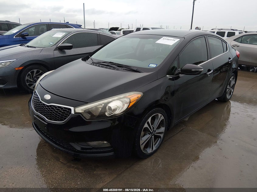 2014 Kia Forte VIN KNAFX4A88E5059368 IAAI salvage auction — NORMAL WEAR, Original (Texas), sold $875 on 2026-07-28 (photo 2)
