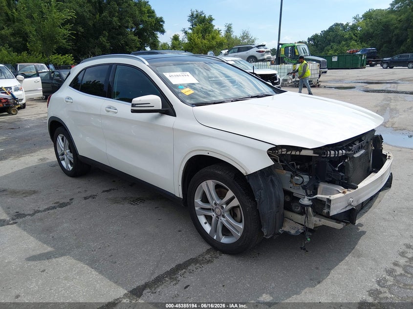 2015 Mercedes-benz Gla-klasse VIN WDCTG4GB6FJ126304 IAAI salvage auction — FRONT END, Salvage (Kansas), sold $1,850 on 2026-07-09 (photo 1)