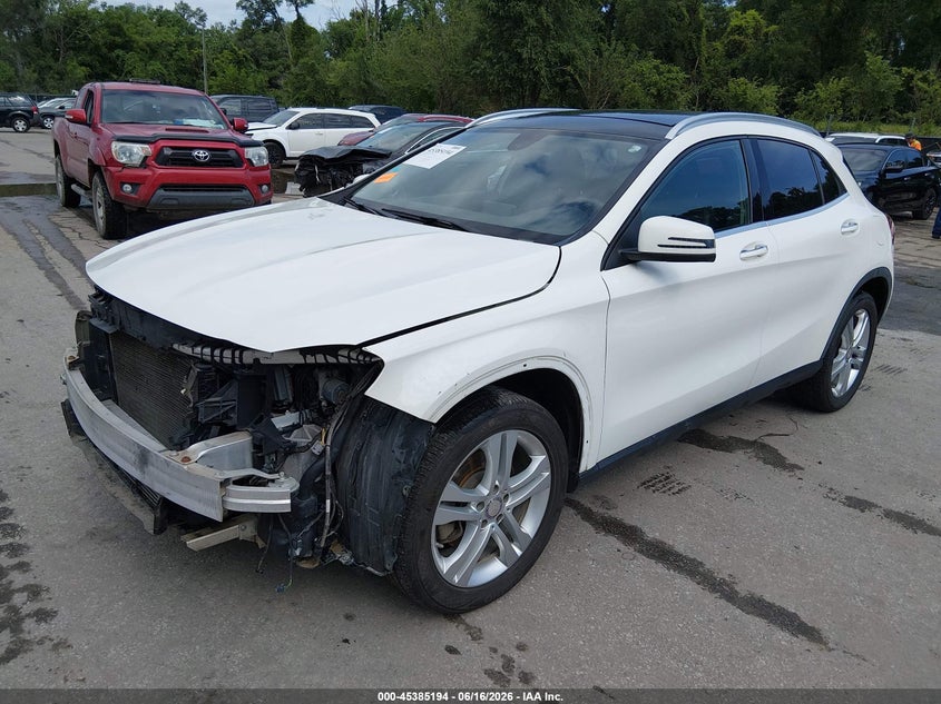 2015 Mercedes-benz Gla-klasse VIN WDCTG4GB6FJ126304 IAAI salvage auction — FRONT END, Salvage (Kansas), sold $1,850 on 2026-07-09 (photo 2)