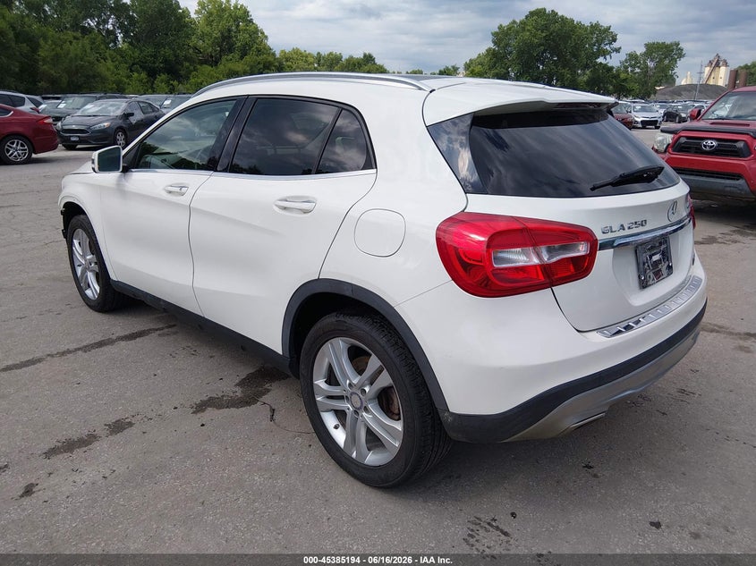 2015 Mercedes-benz Gla-klasse VIN WDCTG4GB6FJ126304 IAAI salvage auction — FRONT END, Salvage (Kansas), sold $1,850 on 2026-07-09 (photo 3)