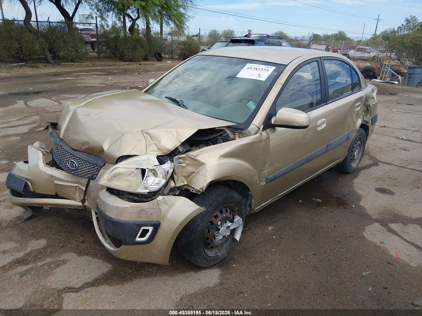 2009 Kia Rio VIN KNADE223196463391 IAAI salvage auction — FRONT END, Salvage (Arizona), sold $250 on 2026-07-30 (photo 2)