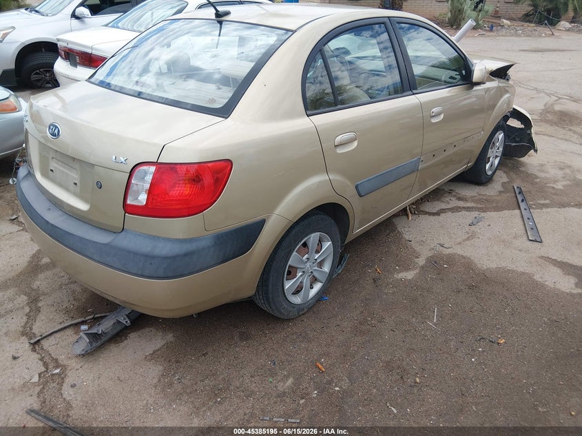 2009 Kia Rio VIN KNADE223196463391 IAAI salvage auction — FRONT END, Salvage (Arizona), sold $250 on 2026-07-30 (photo 4)