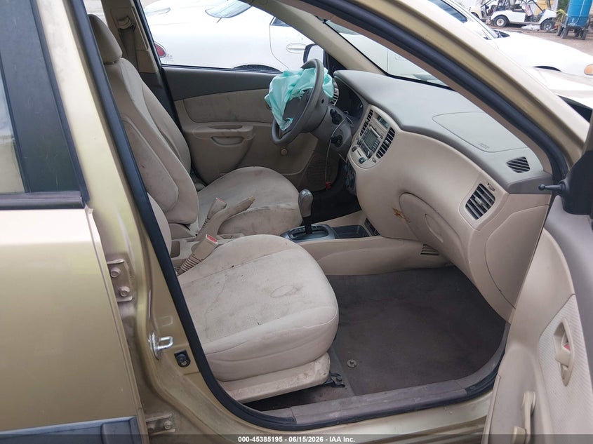 2009 Kia Rio VIN KNADE223196463391 IAAI salvage auction — FRONT END, Salvage (Arizona), sold $250 on 2026-07-30 (photo 5)
