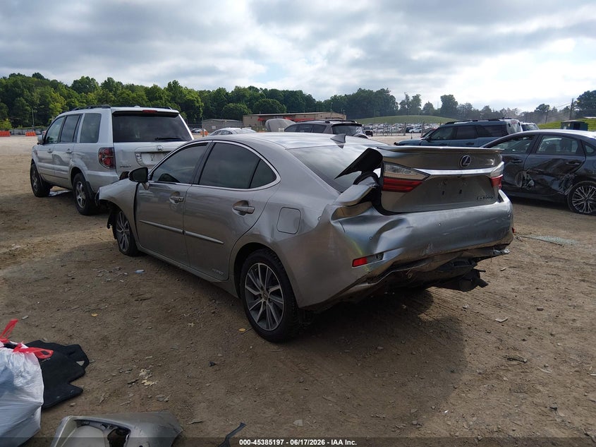 2018 Lexus ES VIN JTHBW1GG5J2182251 IAAI salvage auction — FRONT & REAR, Salvage (Tennessee), sold $1,400 on 2026-07-22 (photo 3)