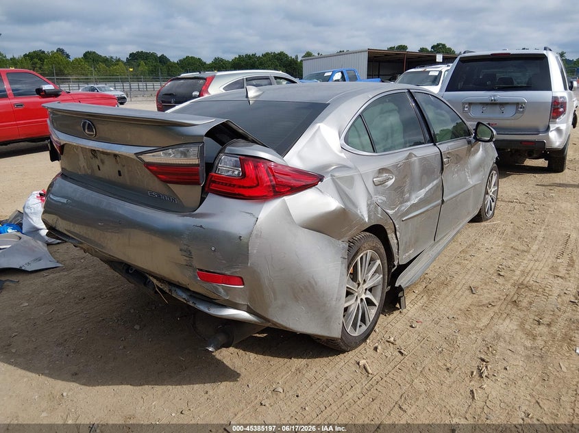 2018 Lexus ES VIN JTHBW1GG5J2182251 IAAI salvage auction — FRONT & REAR, Salvage (Tennessee), sold $1,400 on 2026-07-22 (photo 4)