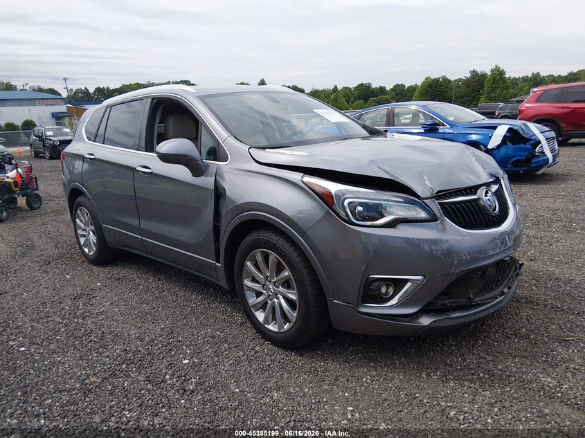 2019 Buick Envision VIN LRBFXCSA2KD009970 IAAI salvage auction — FRONT END, Salvage (South Carolina), sold $1,575 on 2026-07-14 (photo 1)