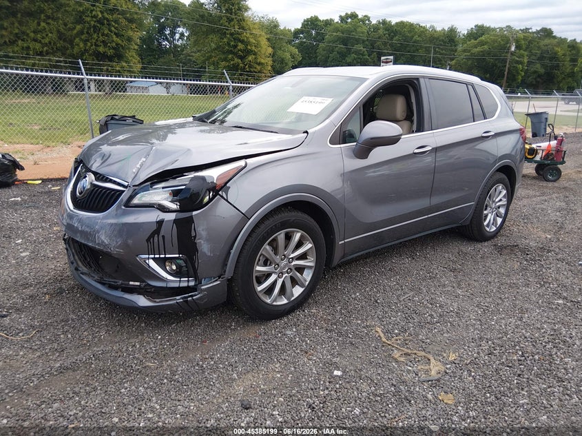 2019 Buick Envision VIN LRBFXCSA2KD009970 IAAI salvage auction — FRONT END, Salvage (South Carolina), sold $1,575 on 2026-07-14 (photo 2)