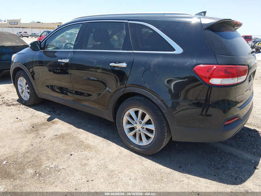 2016 Kia Sorento VIN 5XYPG4A39GG004370 IAAI salvage auction — HAIL, Salvage (Kansas), sold $1,350 on 2026-07-17 (photo 3)