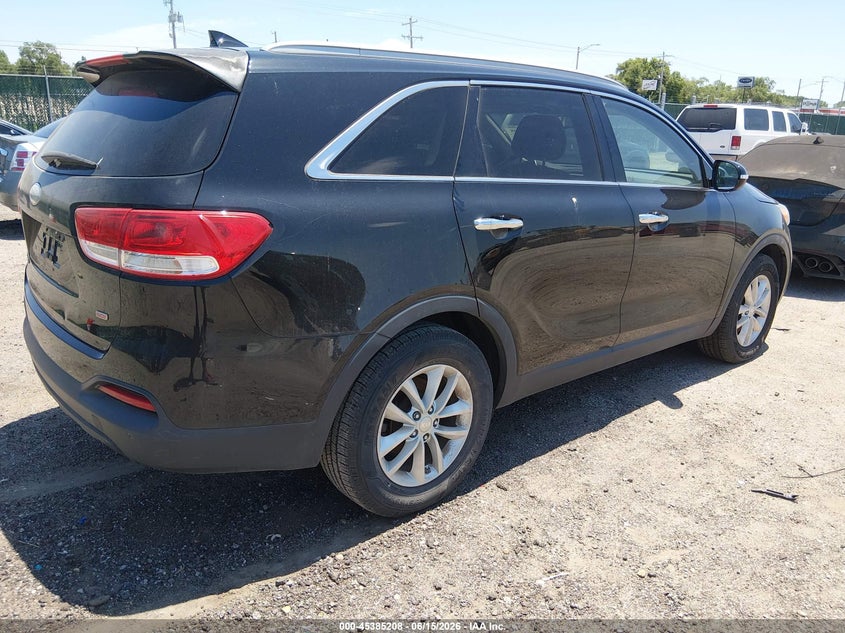 2016 Kia Sorento VIN 5XYPG4A39GG004370 IAAI salvage auction — HAIL, Salvage (Kansas), sold $1,350 on 2026-07-17 (photo 4)